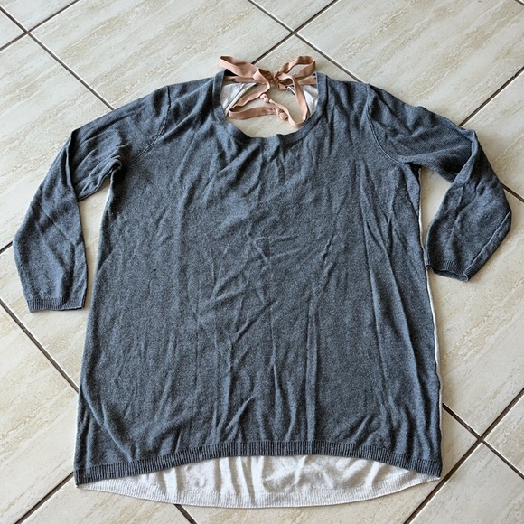 Aritzia Babaton Bailey Two Tone Grey Medium - Picture 2 of 9